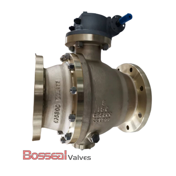 Bolted Bonnet Bronze Ball Valves, 2 PC, API 6D, C95800, 10IN