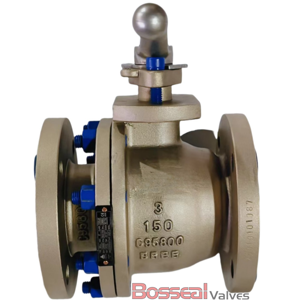 BS 5351 Bronze Ball Valve, C95800, 16 IN, 300 LB, Full Bore
