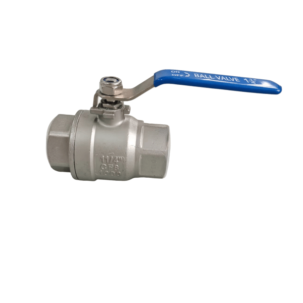 ASTM A351 CF8 Floating Ball Valve, 1-1/4 Inch, 1000 PSI, NPT
