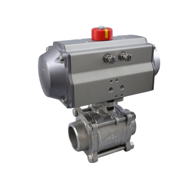 Pneumatic Actuated Floating Ball Valve, 2 Inch, 1000 PSI