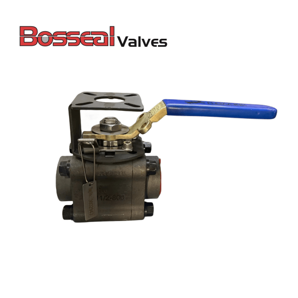 Lever Lockable Ball Valve, 1 IN, 800 LB, ISO 17292, A105N, 316 Trim