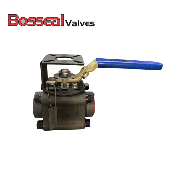 1-1/2 Inch Ball Valve, Floating, CL800, A105N, RPTFE Seat, SW