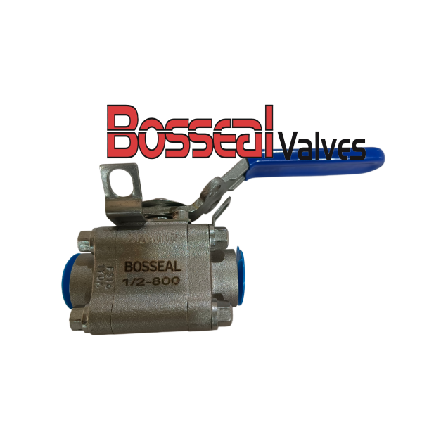 ASTM A182 F316 3 Piece Ball Valve, 1/2 Inch, 800 LB, SW
