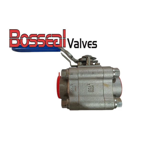 ASTM A182 F316 Manual Ball Valve, 3 Piece, 1 Inch, 800 LB