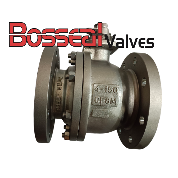 ASTM A351 CF8M Flanged Ball Valve, 4 IN, 150 LB, ASME B16.34