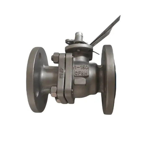 Válvula de bola flotante ASTM A351 CF8M, 1 pulgada, 150 libras, API 608