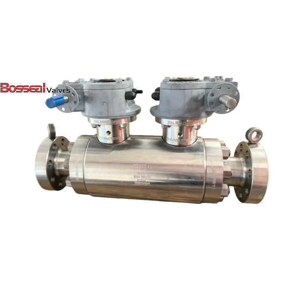 ASTM A182 F53 Double Ball Valves, API 6D, 26 Inch, CL900 LB