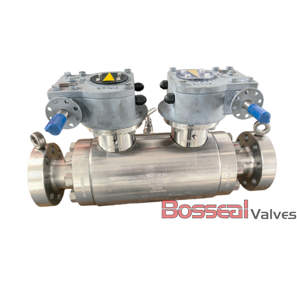 BS 5351 DBB Ball Valve, DN700, PN150, Full Welded, RTJ Flanged