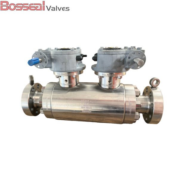 Carbon Steel DBB Trunnion Ball Valve, 32 IN, 300 LB, Flanged