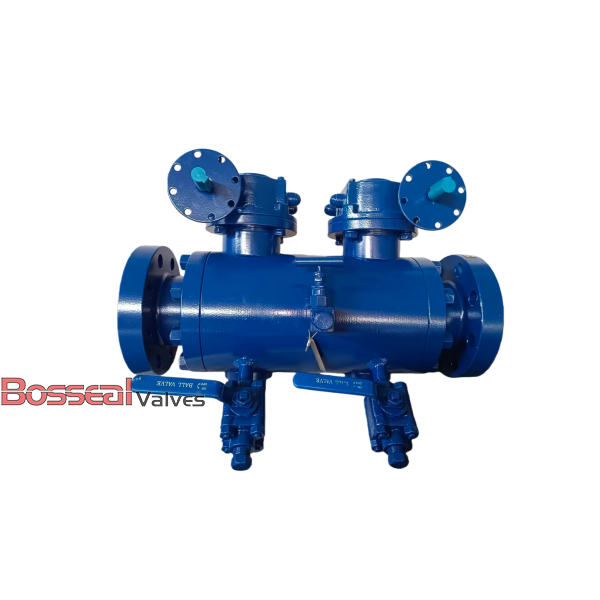 Full Welded DBB Ball Valve, F51, 24 IN, 900 LB, RTJ Flanged