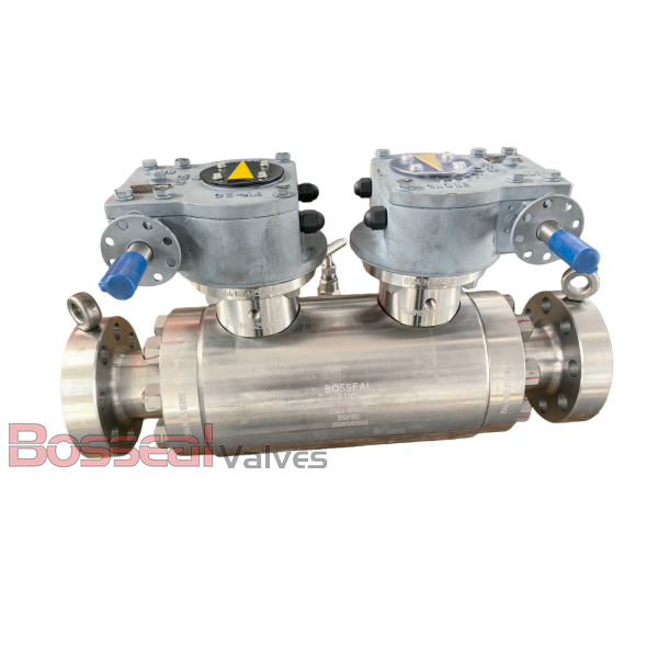 Inconel 625 DBB Trunnion Ball Valve, 12 IN, CL300, Full Welded