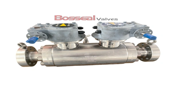 32 Inch Trunnion Ball Valve, API 6D, ASTM A105N, CL1500, DBB | Bosseal