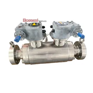 ASTM A182 F55 Trunnion Ball Valve, BS 5351, 16 Inches, DBB