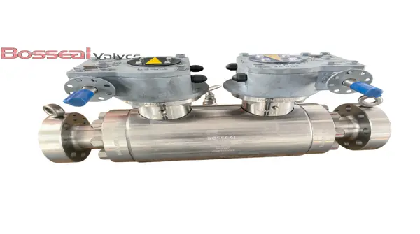 ASTM A350 LF2 DBB Ball Valve, API 6D, 36 IN, F6A Trim, Flanged | Bosseal