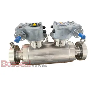 Inconel 625 DBB Trunnion Ball Valve, 12 IN, CL300, Full Welded
