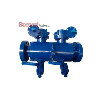 Double Block & Bleed Ball Valve, LF2, 16 Inches, CL300, RF