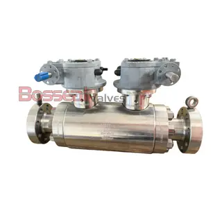 Double Block & Bleed Ball Valve, ASTM A182 F53, 8 IN, CL300