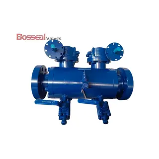 ASTM A182 F51 DBB Ball Valve, API 6D, 8 IN, CL150, RF Flanged
