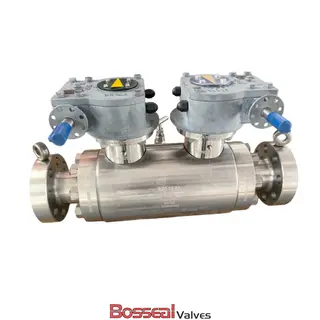 Double Block and Bleed Ball Valve, A350 LF2, 2-1/2 IN, CL300