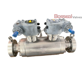 DBB Trunnion Ball Valves, A182 F53, 26 IN, Full Welded, RTJ