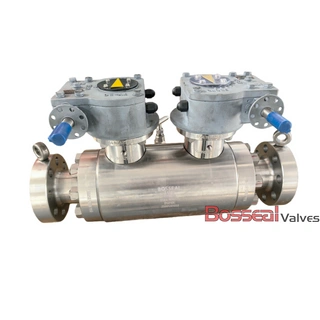 DBB Trunnion Ball Valve, API 6D, A182 F53, 8 Inches, 1500 LB