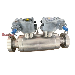 ASTM A182 F316 DBB Ball Valve, API 6D, BS 5351, 4 IN, CL2500