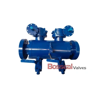 ASTM A182 F51 Trunnion Ball Valve, DBB, API 6D, 6 IN, CL900