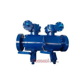Full Welded Trunnion Ball Valve, DBB, A182 F51, 6 IN, CL300