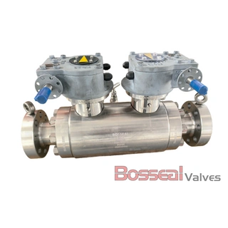 API 6D Trunnion Ball Valve, DBB, A182 F51, 48 Inch, CL900 LB