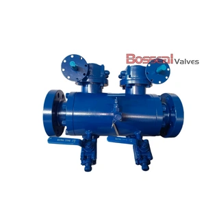 ASTM A182 F316 Trunnion Ball Valve, DBB, 42 IN, 600 LB, RF