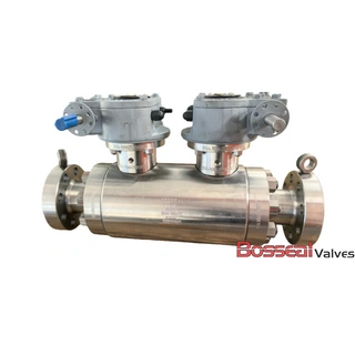 ASTM A182 F304 Double Ball Valve, 40 IN, CL600, Full Welded