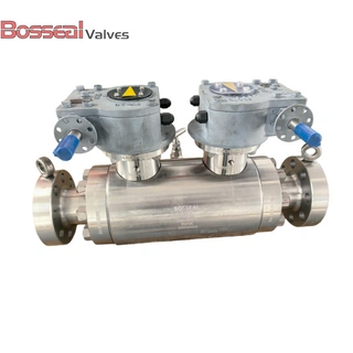 BS 5351 DBB Ball Valves, ASTM A105N, DN800, PN100, RF Flanged