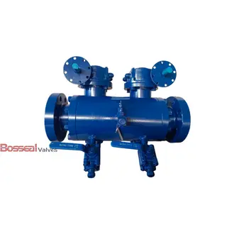 ASTM A350 LF2 DBB Ball Valves, API 6D, 18 IN, Trunnion-Mounted