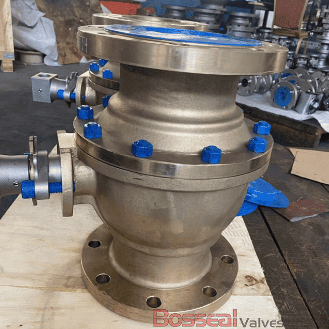 Reduced Bore Ball Valves, API 6D, C95800, 32 Inch, CL150, RF