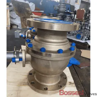6 Inch Side Entry Ball Valves, ASTM B148 C95800, CL300, FF