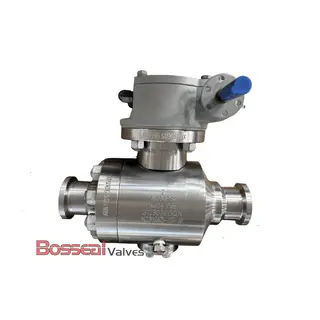 ASTM A694 F65 Ball Valve, API 6A, 9 Inches, 2000 PSI, RTJ