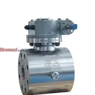 Trunnion Ball Valve, API 6A, 4130/F65, 3-1/16 IN, Metal Seat