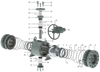 Structure of Ball Valve