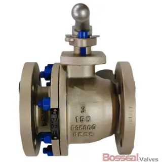 Bronze 2-Piece Ball Valve, BS 5351, C95800, 32 IN, CL300, RF