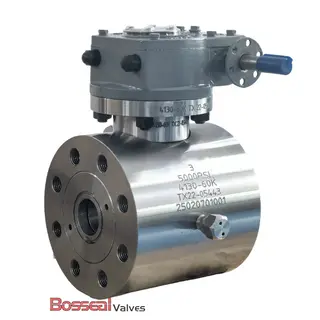 ASTM A694 F60 Ball Valve, API 6D, 6-5/8 IN, F51 Trim, 2000 PSI