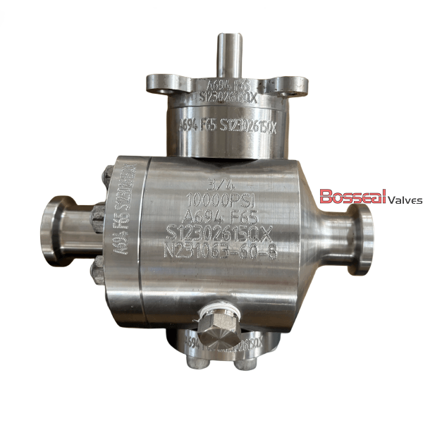 Trunnion Ball Valve, API 6A, 3-1/8 Inch, 2/3pcs, Bolted, RTJ