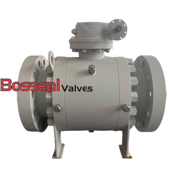 API 6D Труннионный шаровой клапан, 300 фунтов, 12 дюймов, ASTM A105N, RF