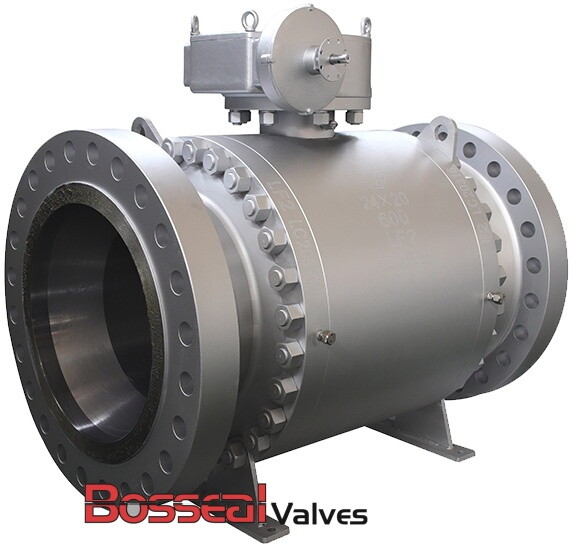 Клапан шаровой из углеродистой стали, 30 дюймов, 900 фунтов, ASTM A105N, RTJ