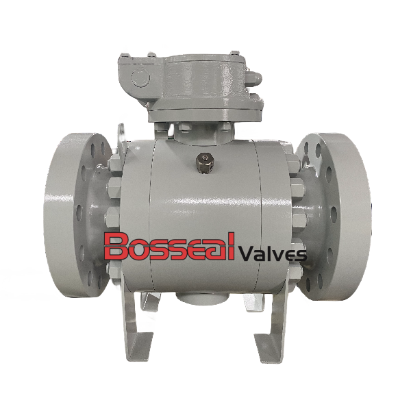 API 6D Болтовый шаровой клапан с капотом, 4 дюйма, 1500 фунтов, A105N, RTJ