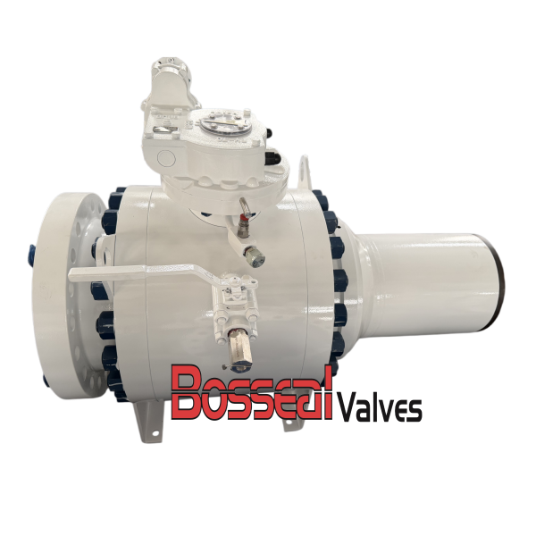 ASTM A105 Three Piece DBB Ball Valve, 12 IN, 600 LB, API 6D