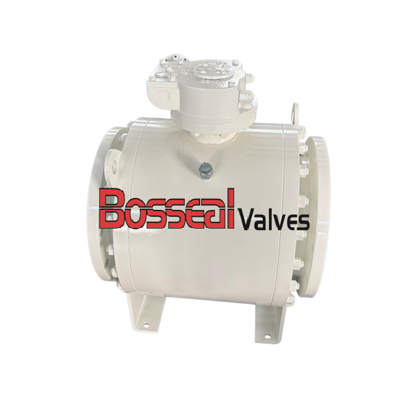 ASTM A105 Trunnion Ball Valve, DBB, 3-piece, 10 Inch, 900 LB