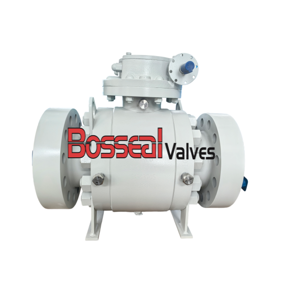 ASTM A105N Three-piece Ball Valve, Trunnion, 6 IN, CL 1500