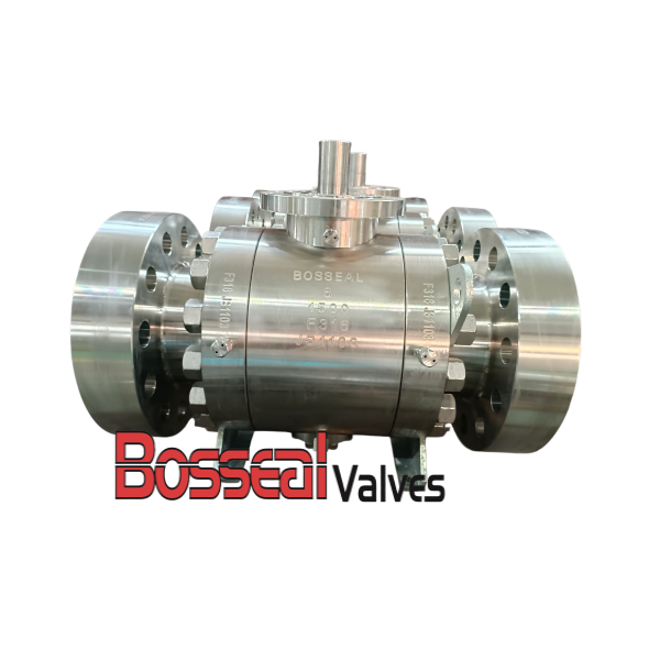 ASTM A182 F316 DBB Ball Valve, Trunnion, 3PC, 6 IN, 1500 LB