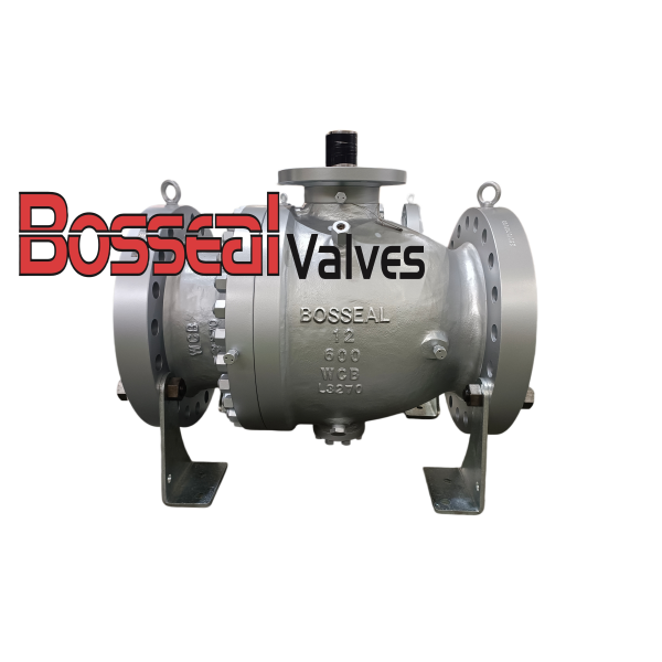 ASTM A216 WCB Trunnion Ball Valve, ASME B16.34, 12 IN, CL600