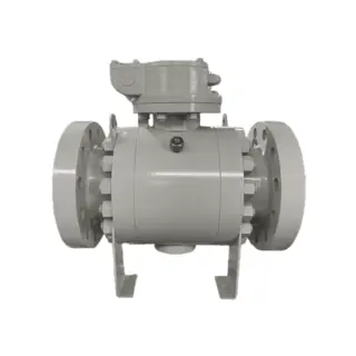4 Inch DBB Trunnion Mounted Ball Valve, 900 LB, LF2, API 6D